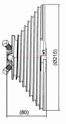 Seiltrommel M 216 3350 VL