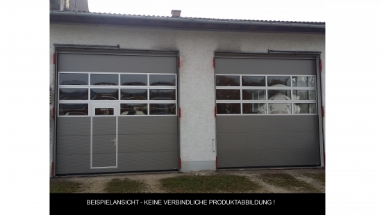 Garagentor Rolltor Sektionaltor Sectionaltor Industrietor ISO40 BIS 2,75M BREITE